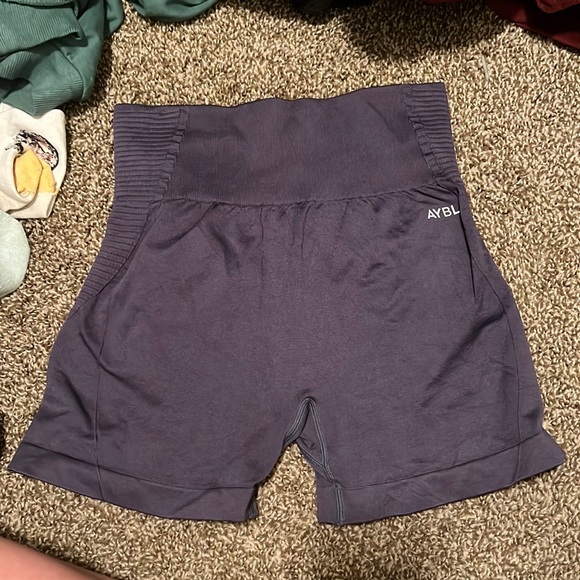 AYBL Pants - AYBL gym shorts purple bike shorts size L